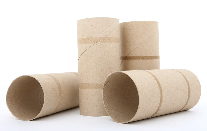 Cardboard Tube Rockets